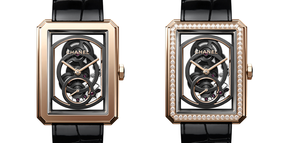 Baselworld Update Chanel makes a splash with their new Boyfriend Skeleton  watch  Luxurylaunches