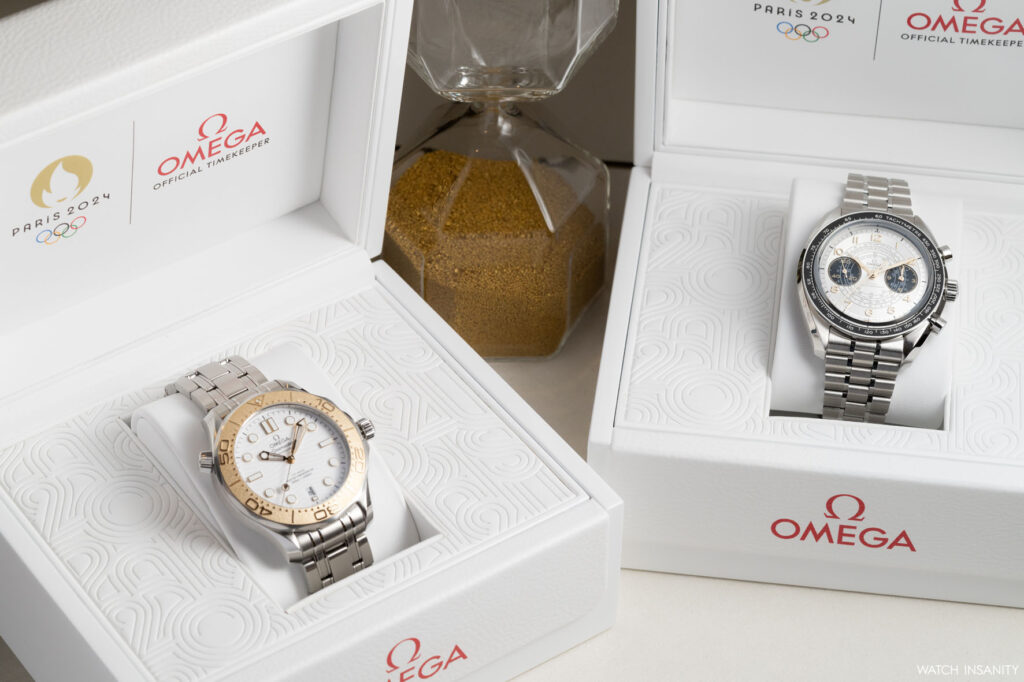 Omega Speedmaster Chronoscope Paris 2024 & Seamaster Diver 300M