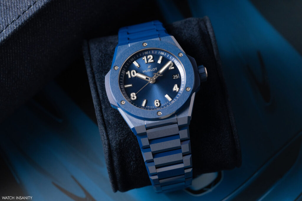 Hublot Big Bang Integrated Time Only 38mm Ceramic Blue