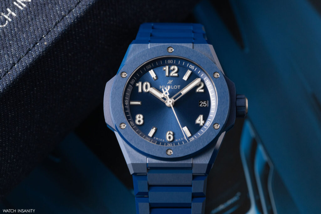 Hublot Big Bang Integrated Time Only 38mm Ceramic Blue