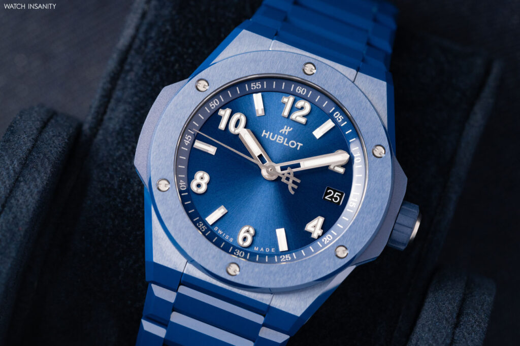 Hublot Big Bang Integrated Time Only 38mm Ceramic Blue