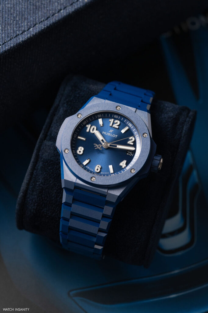 Hublot Big Bang Integrated Time Only 38mm Ceramic Blue