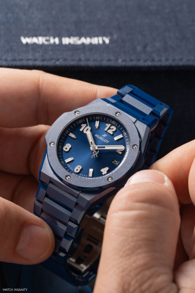 Hublot Big Bang Integrated Time Only 38mm Ceramic Blue