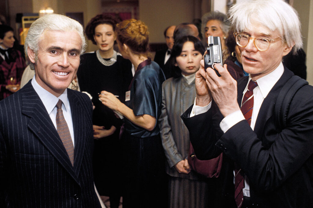 Yves Piaget and Andy Warhol