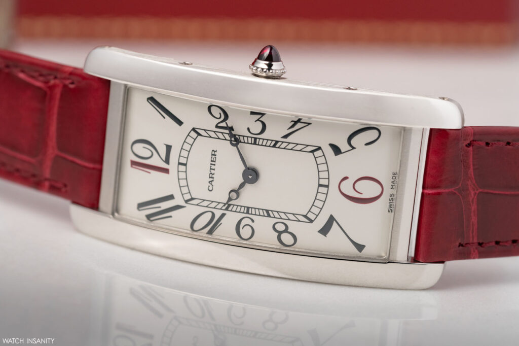 Cartier Tank Cintrée Montenapoleone Platinum