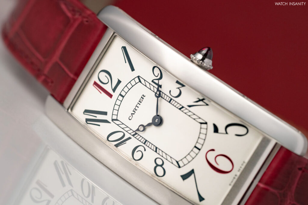 Cartier Tank Cintrée Montenapoleone Platinum