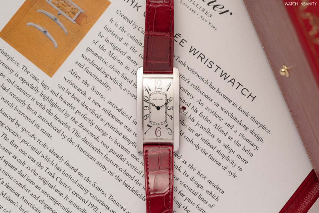 Cartier Tank Cintrée Montenapoleone Platinum