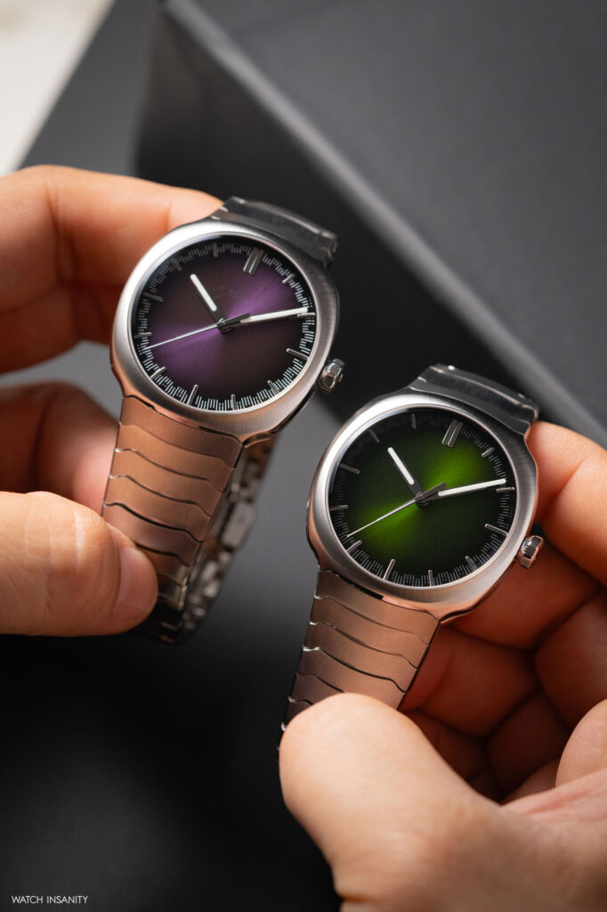 H. Moser & Cie Streamliner Centre Seconds Matrix Green & Purple Haze