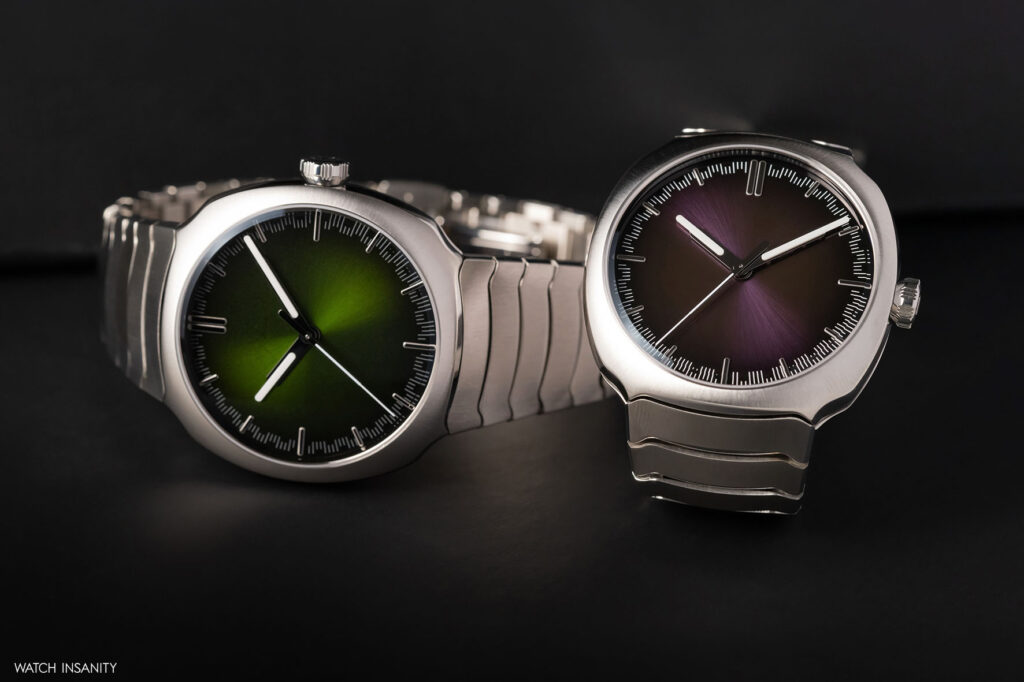 H. Moser & Cie Streamliner Centre Seconds Matrix Green & Purple Haze